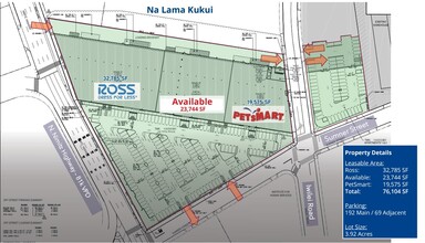 500 N Nimitz Hwy, Honolulu, HI en alquiler Plano del sitio- Imagen 1 de 1