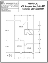 438 Amapola Ave, Torrance, CA en alquiler Plano de la planta- Imagen 1 de 1