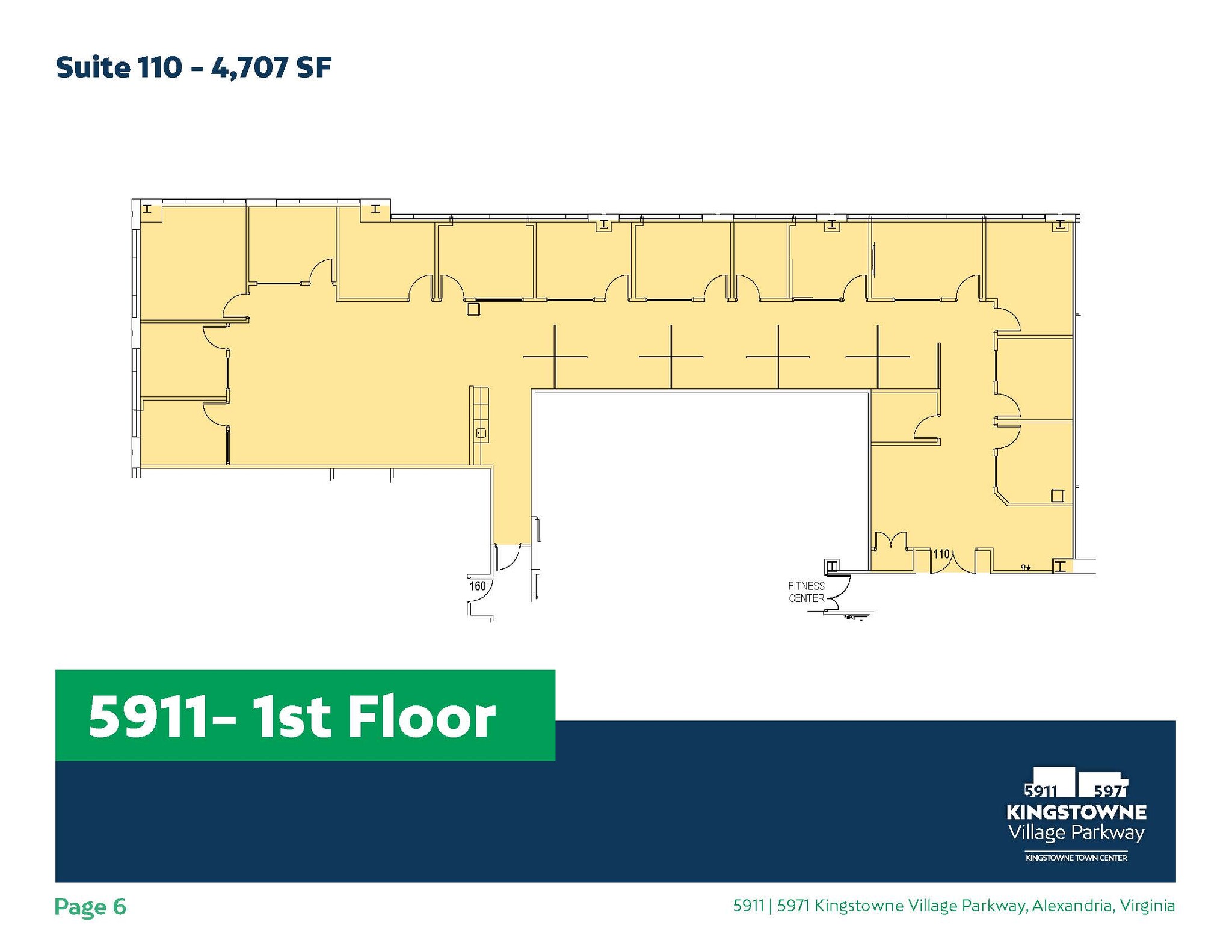 5900-5920 Kingstowne Towne Ctr, Alexandria, VA en alquiler Plano de la planta- Imagen 1 de 1