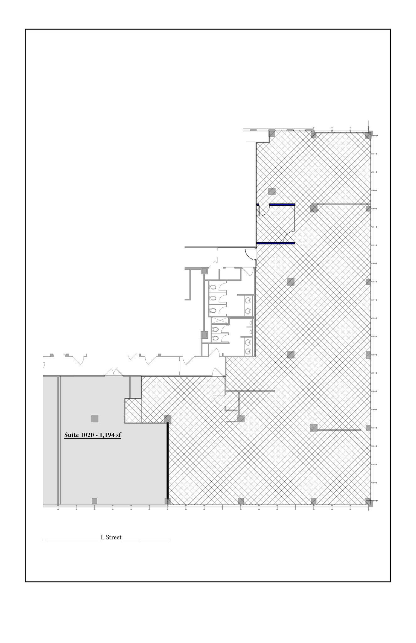 1660 L St NW, Washington, DC en alquiler Plano de la planta- Imagen 1 de 2