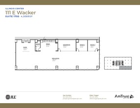 111 E Wacker Dr, Chicago, IL en alquiler Plano de la planta- Imagen 1 de 9