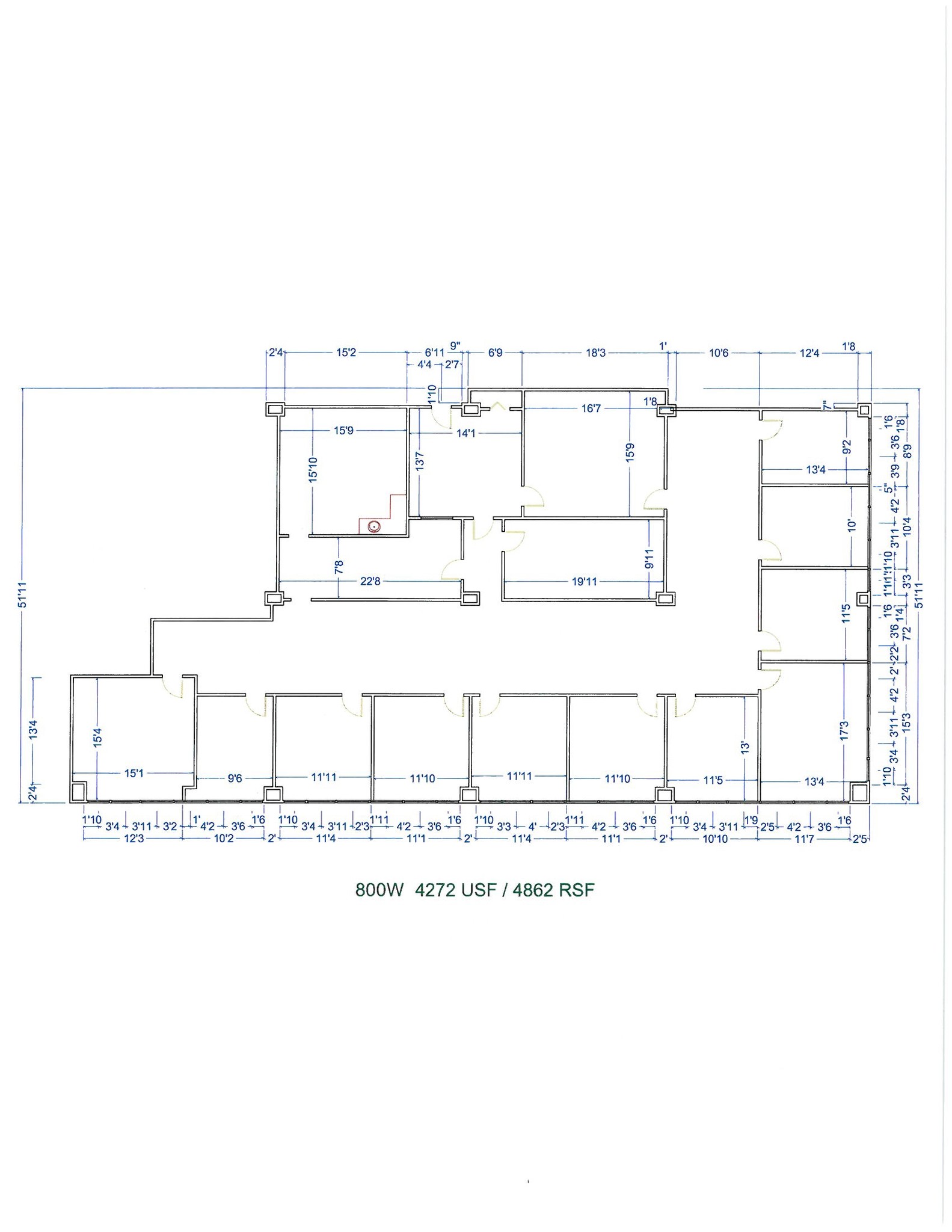 15565 Northland Dr, Southfield, MI en alquiler Plano de la planta- Imagen 1 de 1