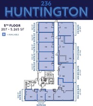 236 Huntington Ave, Boston, MA en alquiler Plano de la planta- Imagen 1 de 5