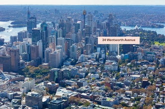 34 Wentworth Ave, Surry Hills, NSW - Aérea  vista de mapa
