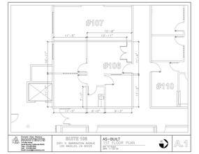 2001 S Barrington Ave, Los Angeles, CA en alquiler Plano del sitio- Imagen 1 de 1