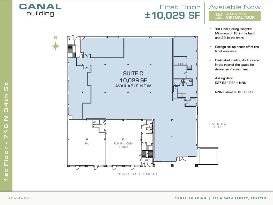 704-716 N 34th St, Seattle, WA en alquiler Plano de la planta- Imagen 1 de 1