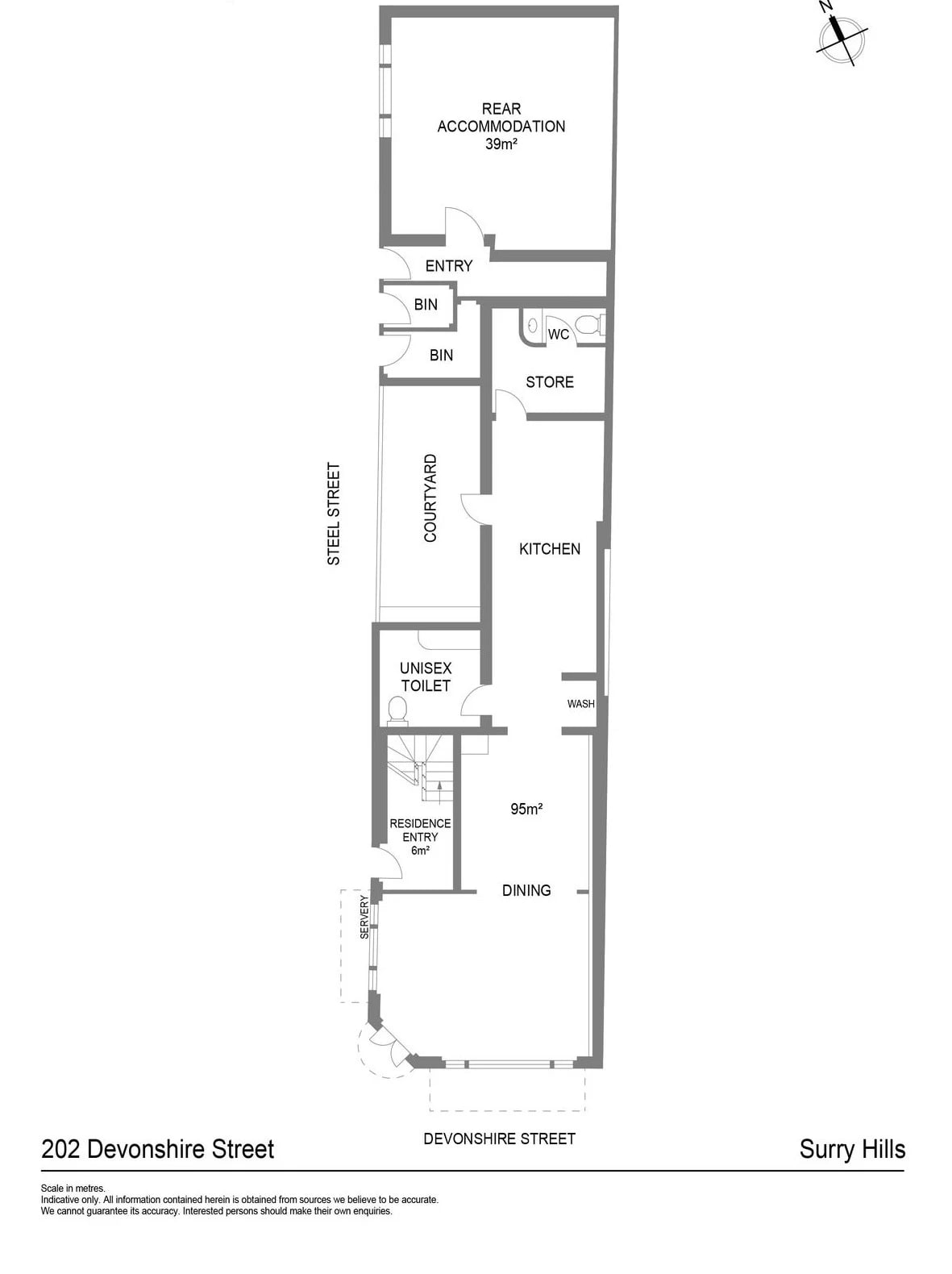 202 Devonshire St, Surry Hills en alquiler Plano de la planta- Imagen 1 de 1