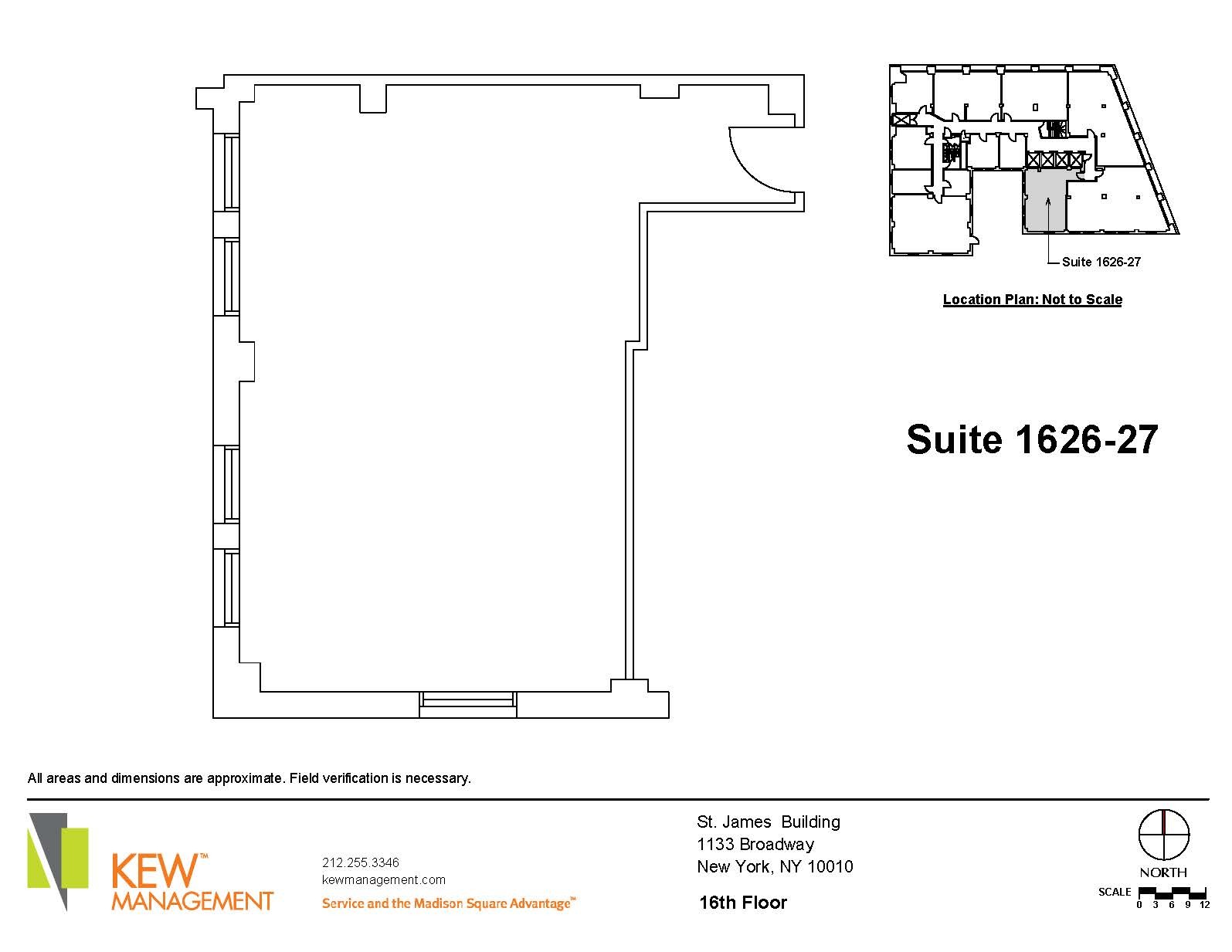 1133 Broadway, New York, NY en alquiler Plano de la planta- Imagen 1 de 3