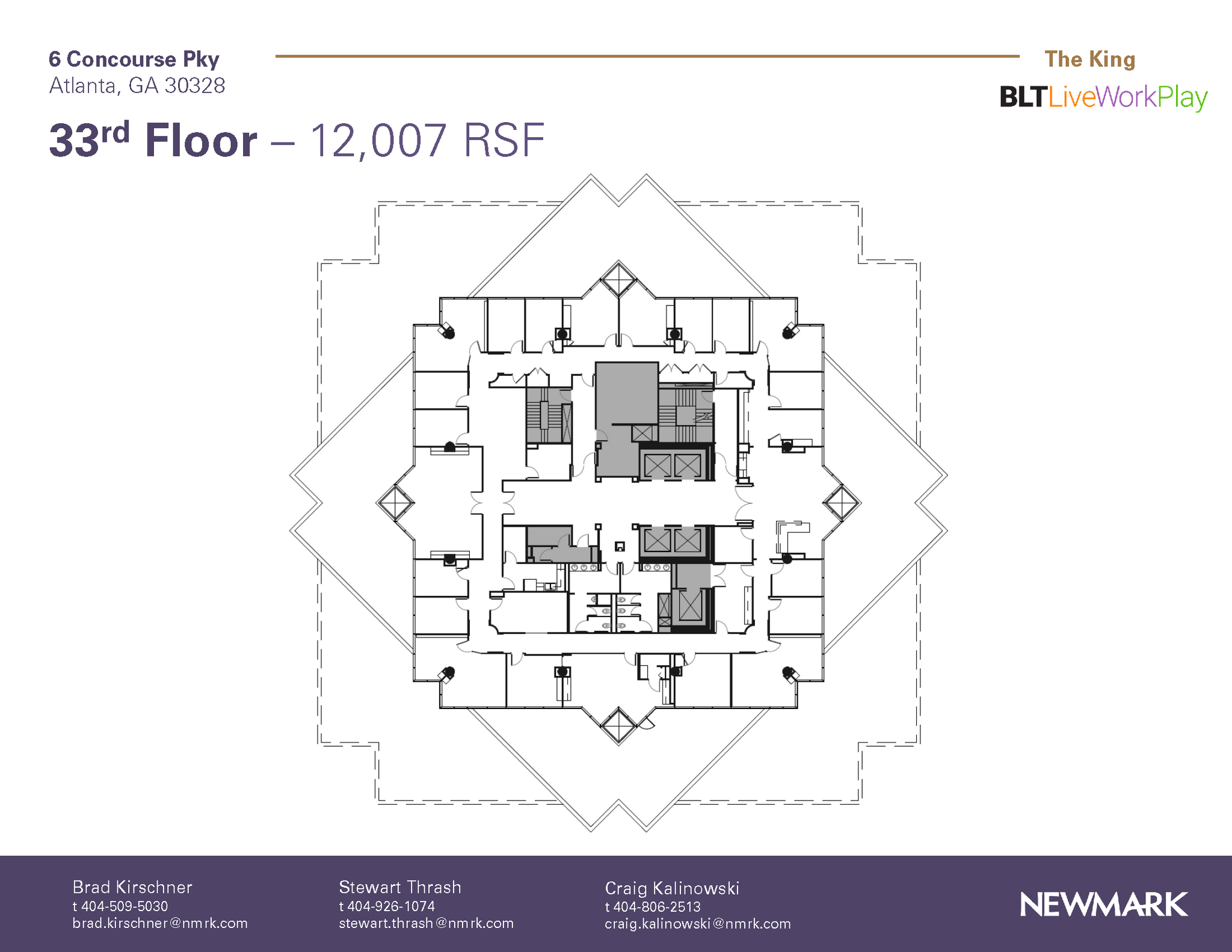 6 Concourse Pky NE, Atlanta, GA en alquiler Plano de la planta- Imagen 1 de 1