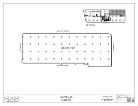 601 W 26th St, New York, NY en alquiler Plano de la planta- Imagen 1 de 10