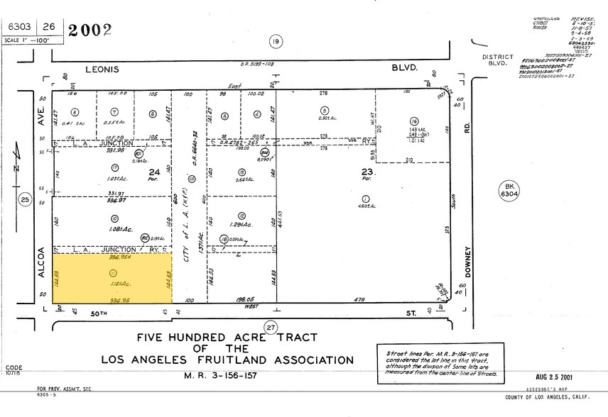 3317 E 50th St, Vernon, CA en alquiler - Plano de solar - Imagen 3 de 4