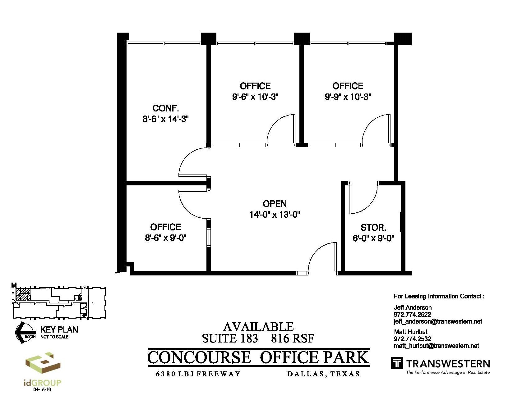 6350 LBJ Fwy, Dallas, TX en alquiler Plano de la planta- Imagen 1 de 1