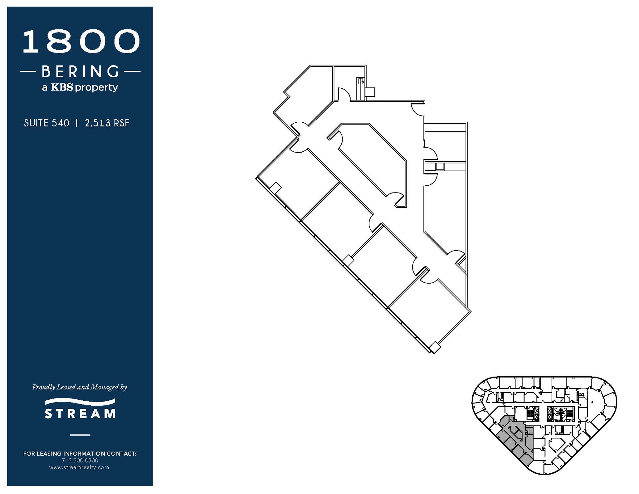 1800 Bering Dr, Houston, TX en alquiler Plano de la planta- Imagen 1 de 1