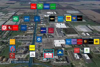 1870 Michigan St, Sidney, OH - VISTA AÉREA  vista de mapa