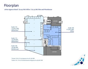 26610 Agoura Rd, Calabasas, CA en alquiler Plano de la planta- Imagen 1 de 1