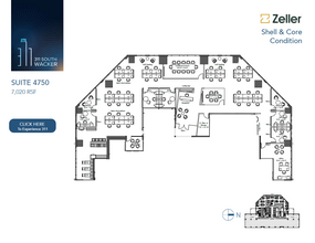 311 S Wacker Dr, Chicago, IL en alquiler Plano de la planta- Imagen 1 de 2