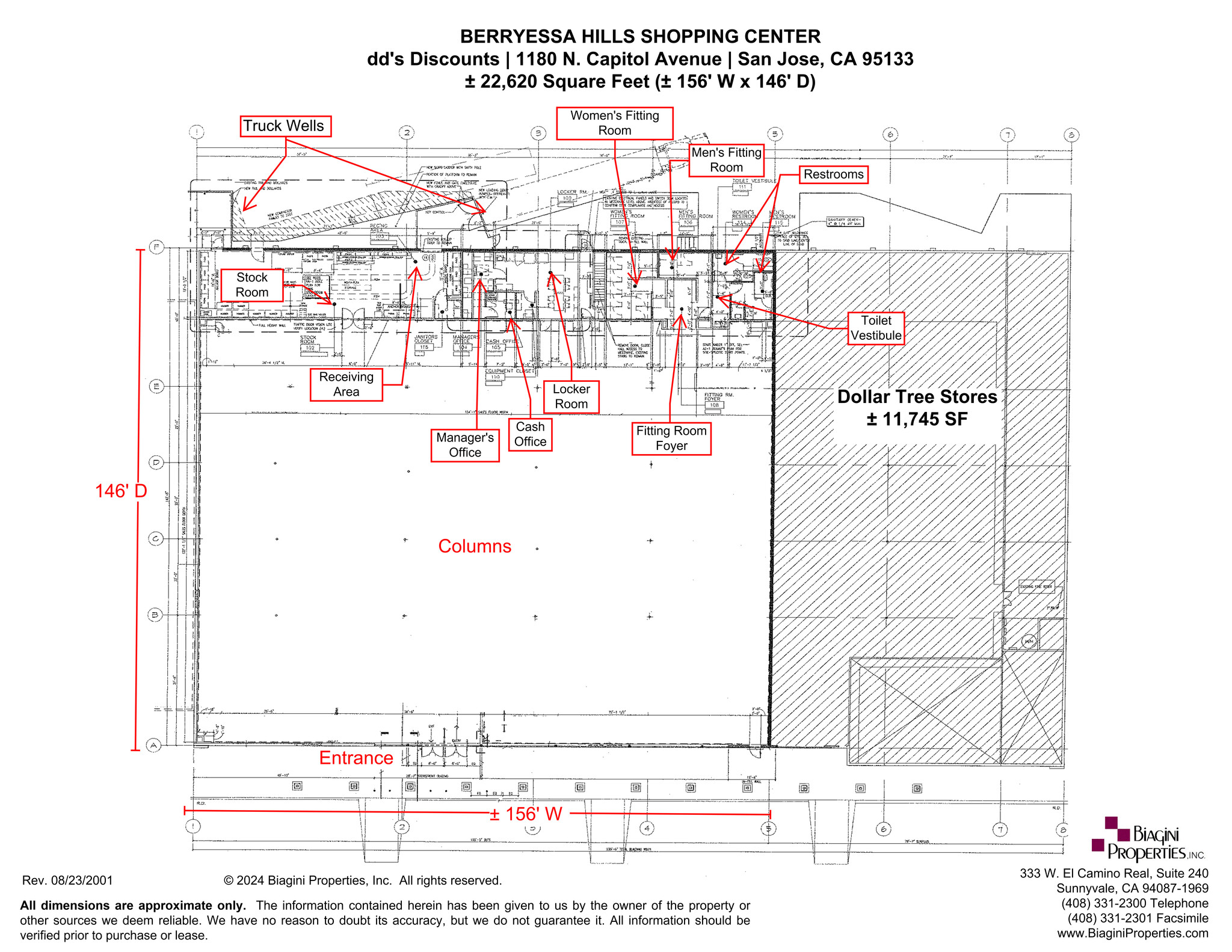 1142-1198 N Capitol Ave, San Jose, CA en alquiler Plano del sitio- Imagen 1 de 1