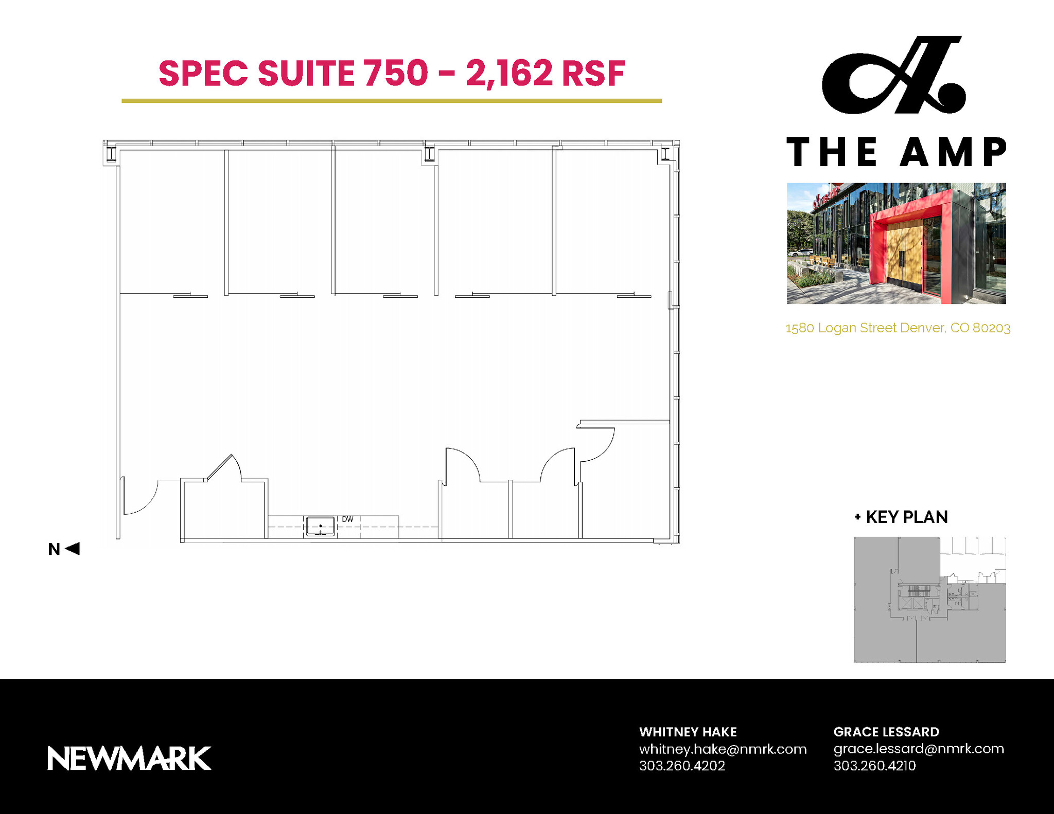 1580 N Logan St, Denver, CO en alquiler Plano de la planta- Imagen 1 de 1