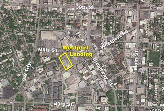 534-556 Westport Rd, Kansas City, MO - VISTA AÉREA  vista de mapa