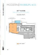 950 F St NW, Washington, DC en alquiler Plano de la planta- Imagen 1 de 1