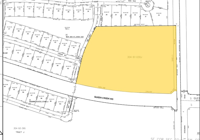 NW Queen Creek & Sossaman Rd, Queen Creek, AZ en alquiler - Plano de solar - Imagen 3 de 3