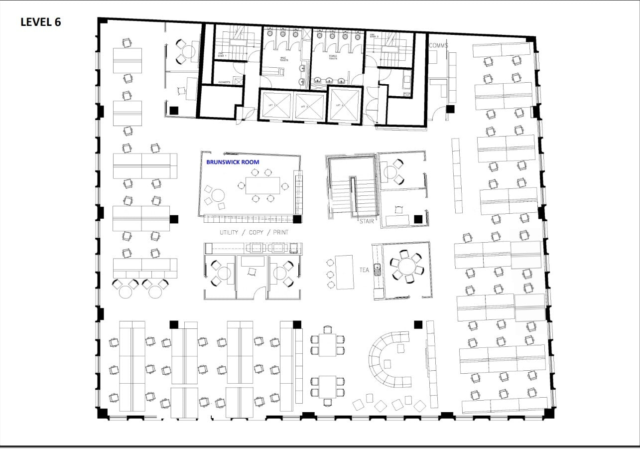 20 Berry St, North Sydney en alquiler Plano de la planta- Imagen 1 de 1