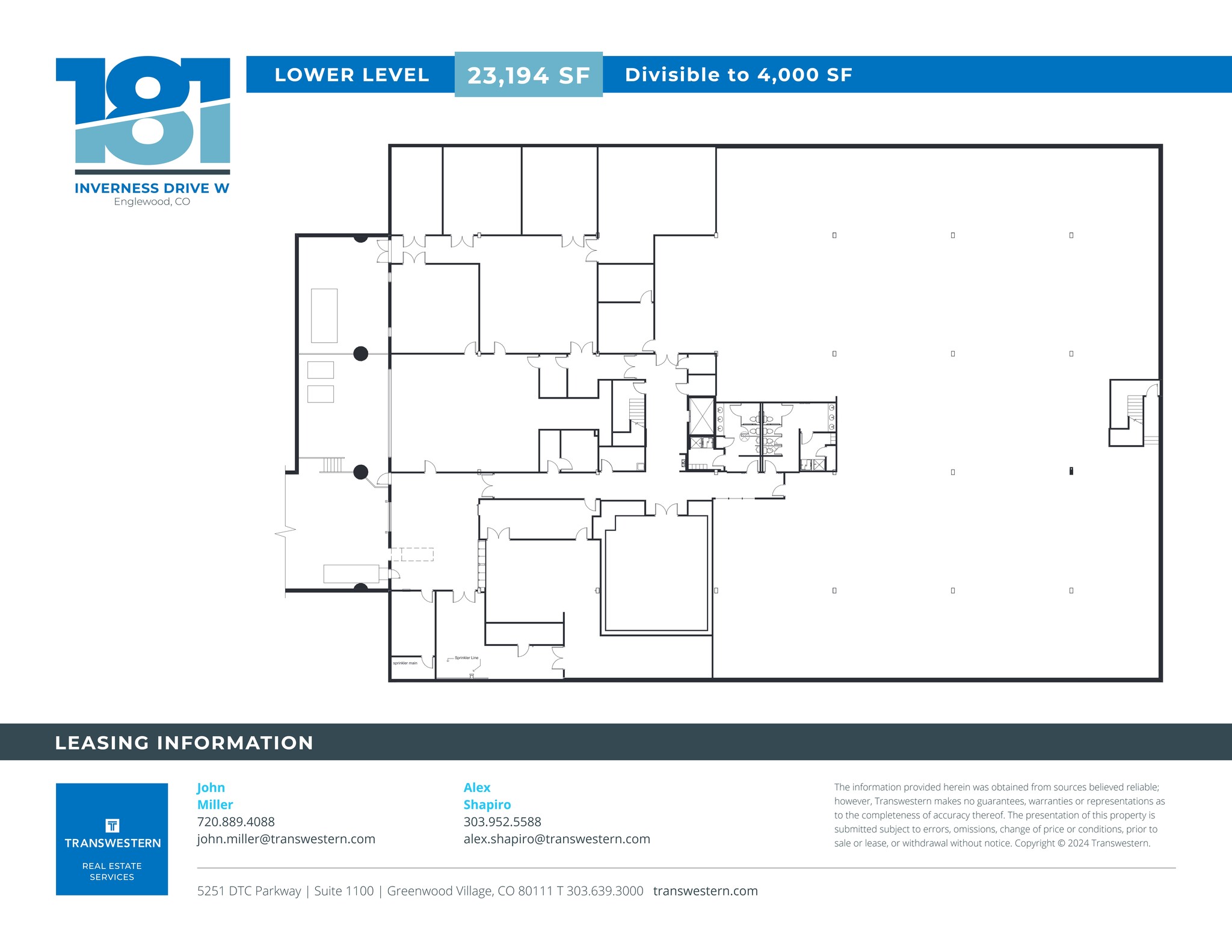 181 Inverness Dr W, Englewood, CO en alquiler Plano del sitio- Imagen 1 de 2