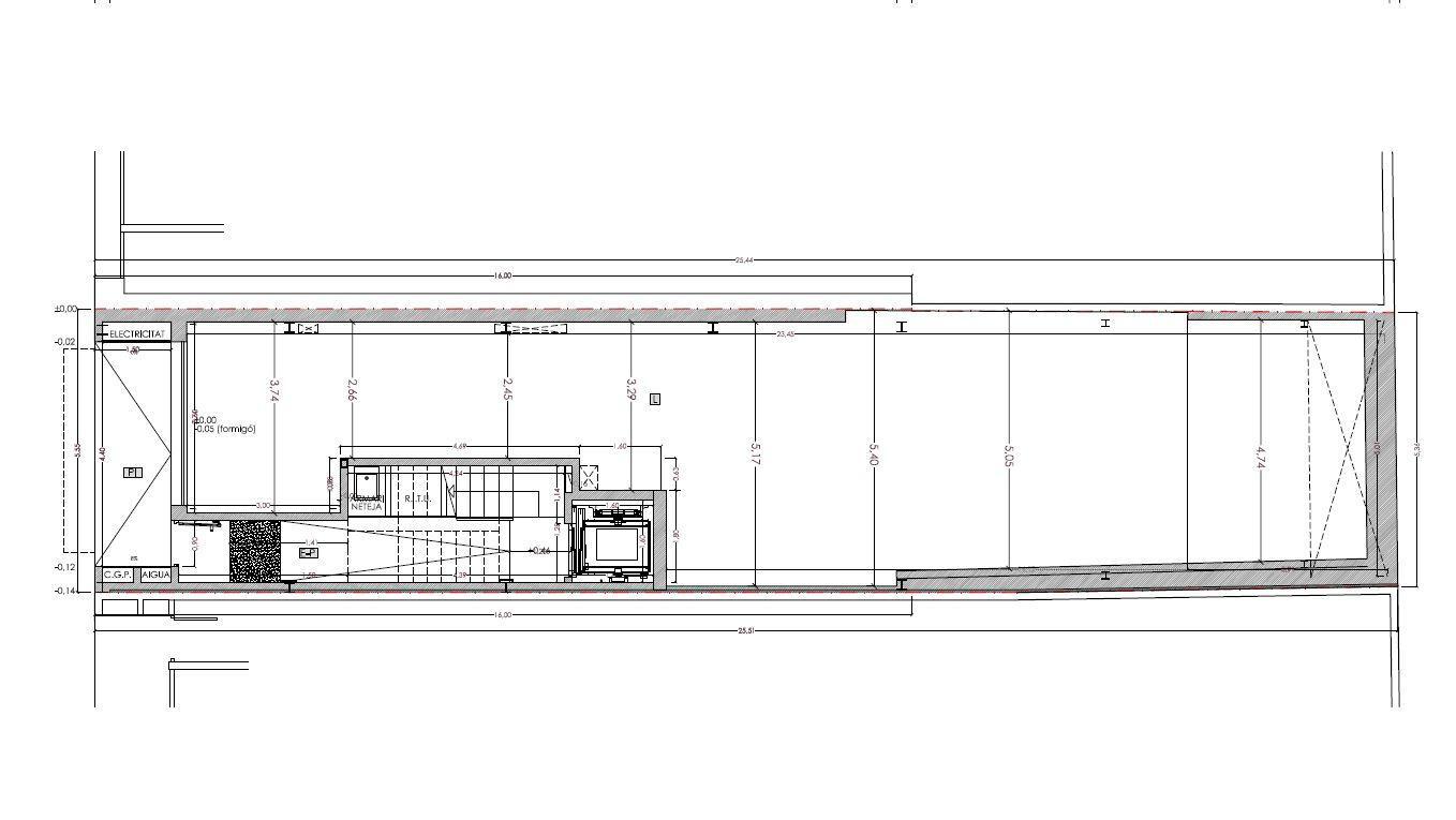 Local en Mataró, Barcelona en alquiler Plano de planta tipo- Imagen 1 de 1