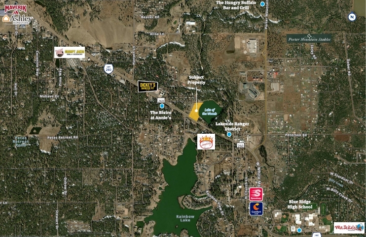 W of Porter Mountain Road on 260, Pinetop Lakeside, AZ en venta - Vista aérea - Imagen 2 de 2