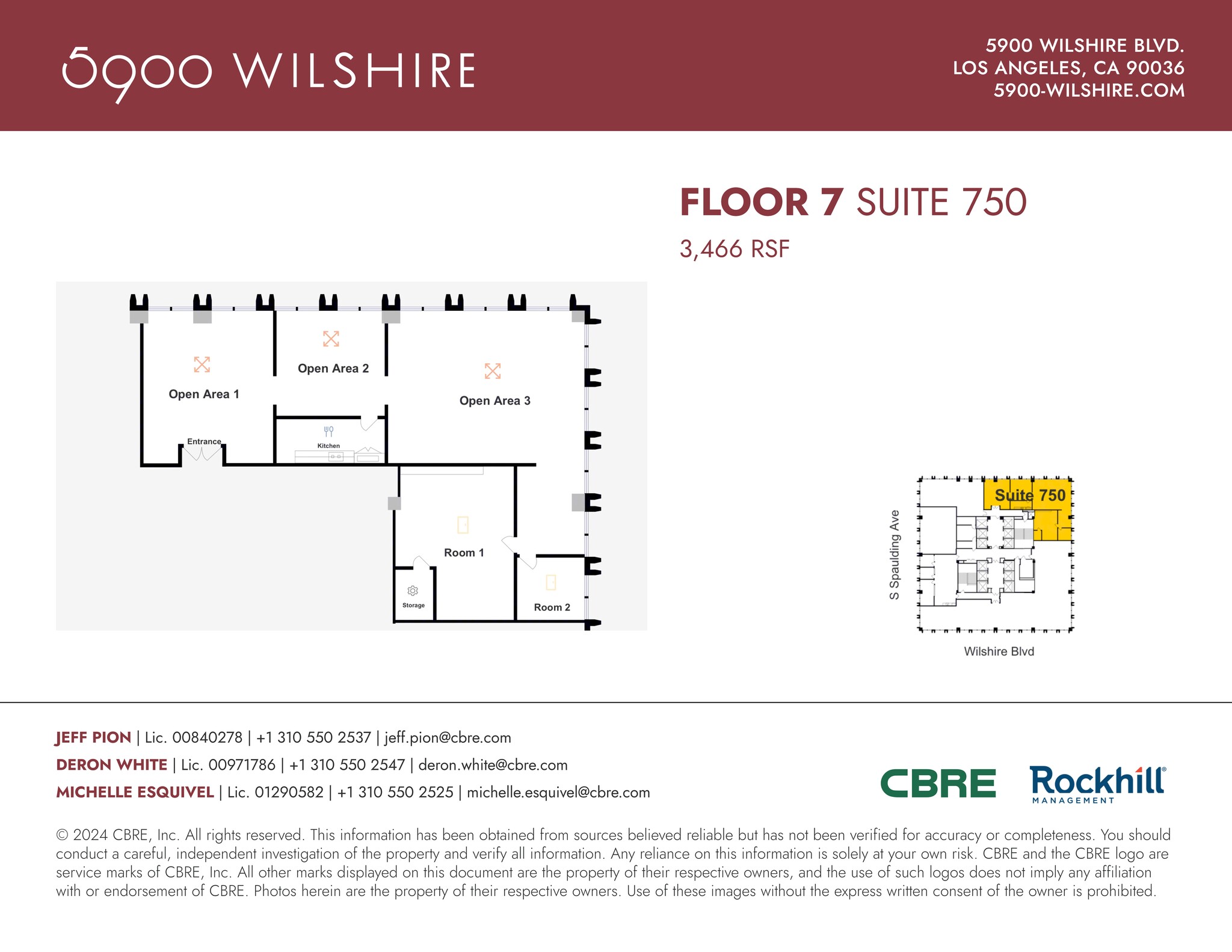 5900 Wilshire Blvd, Los Angeles, CA en alquiler Plano del sitio- Imagen 1 de 1