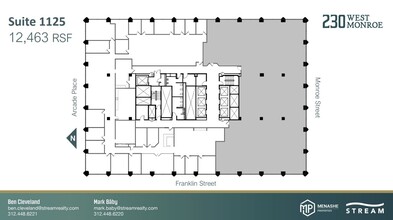 230 W Monroe St, Chicago, IL en alquiler Plano de la planta- Imagen 1 de 1