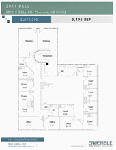 3811 E Bell Rd, Phoenix, AZ en alquiler Plano de la planta- Imagen 1 de 1