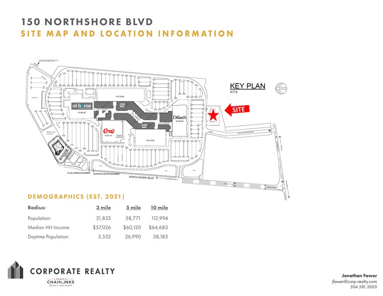 150 Northshore Blvd, Slidell, LA en venta - Plano del sitio - Imagen 2 de 2