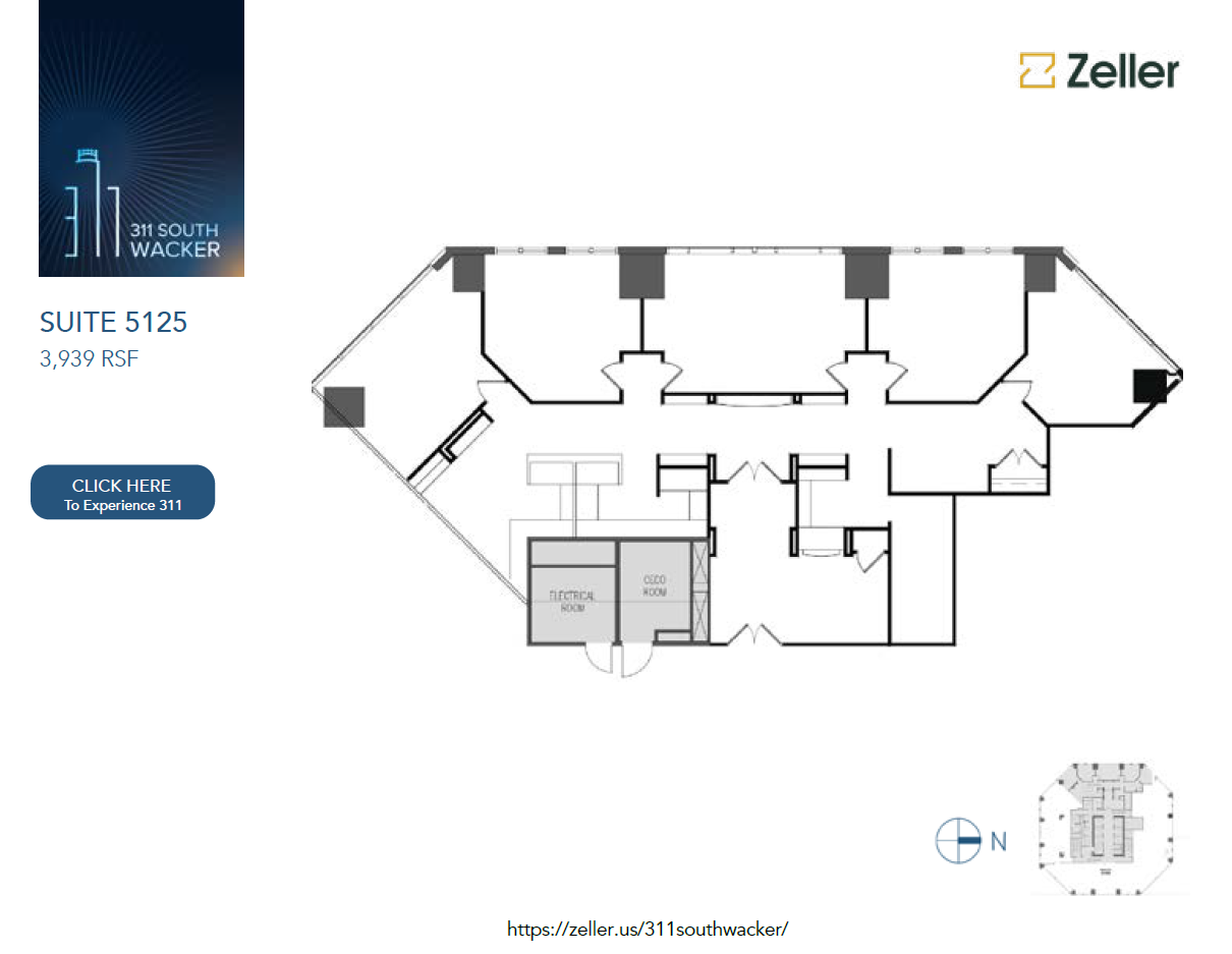 311 S Wacker Dr, Chicago, IL en alquiler Plano de la planta- Imagen 1 de 1