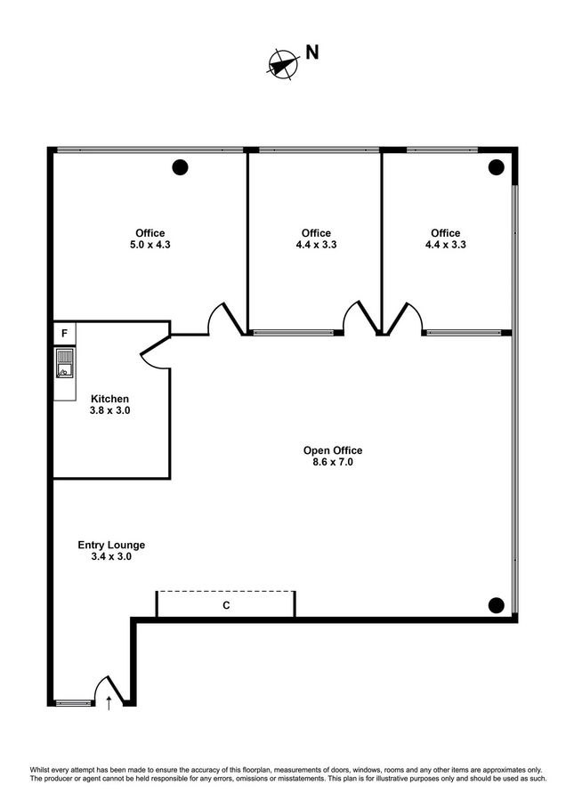 1 Thomas Holmes Street, Maribyrnong, VIC 3032 - Unidad 205 -  - Plano de la planta - Image 1 of 5