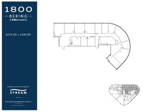 1800 Bering Dr, Houston, TX en alquiler Plano de la planta- Imagen 2 de 2