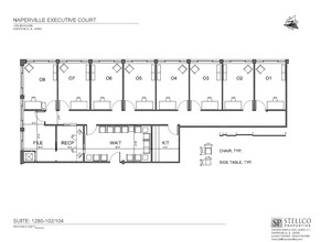 1220-1280 Iroquois Ave, Naperville, IL en alquiler Plano de la planta- Imagen 1 de 1