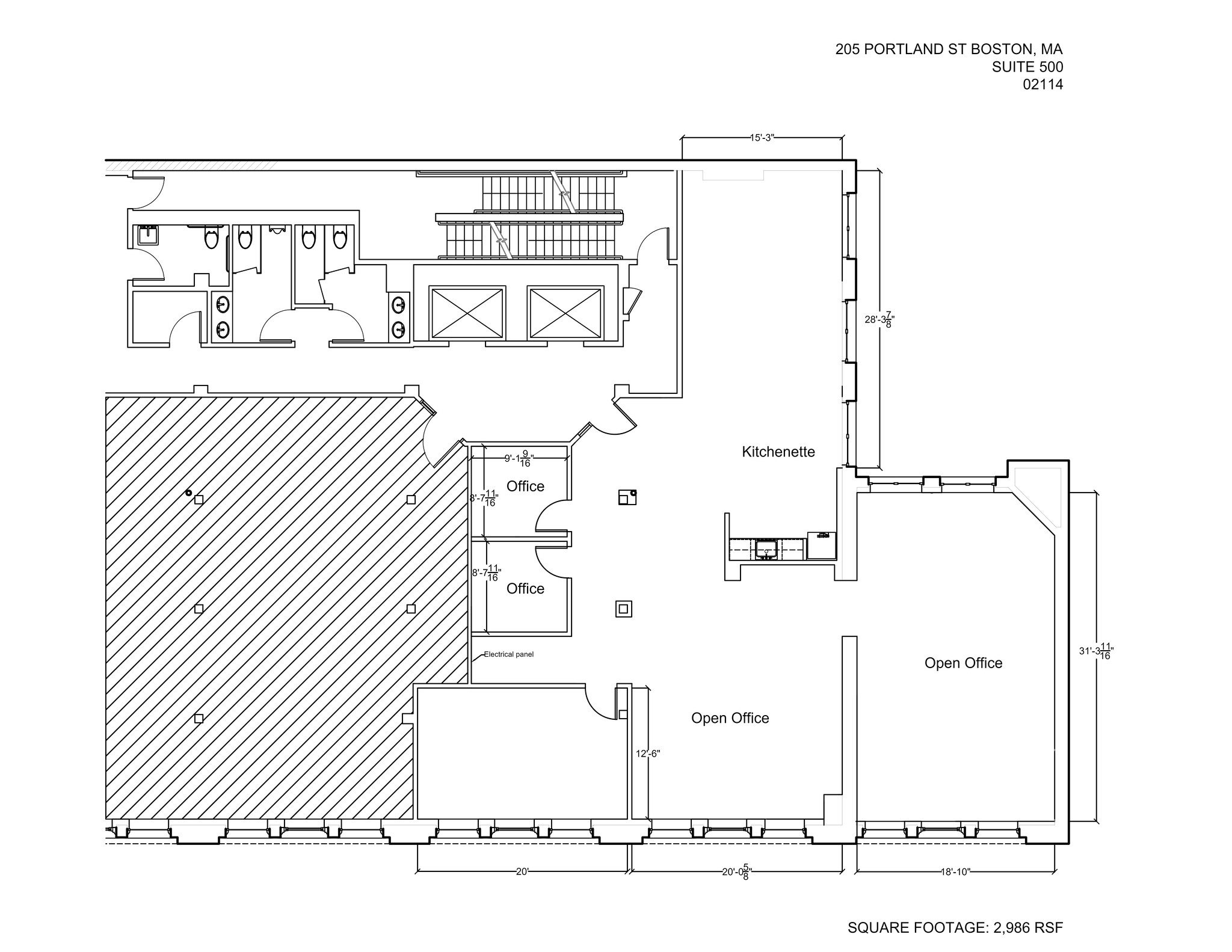 205 Portland St, Boston, MA en alquiler Plano del sitio- Imagen 1 de 8