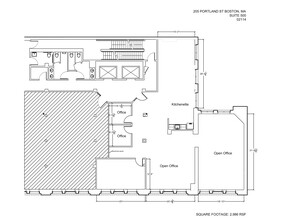 205 Portland St, Boston, MA en alquiler Plano del sitio- Imagen 1 de 8