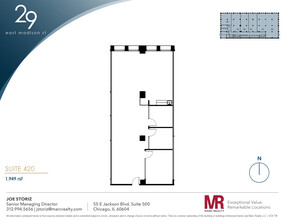 29 E Madison St, Chicago, IL en alquiler Plano de la planta- Imagen 1 de 6