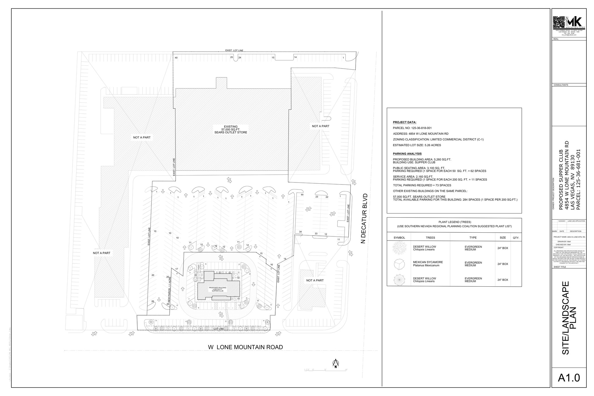 4882 W Lone Mountain Rd, Las Vegas, NV en alquiler Plano del sitio- Imagen 1 de 3