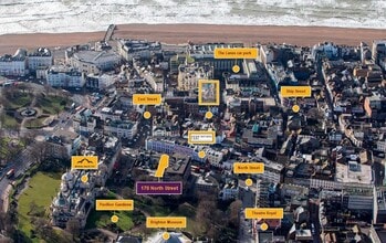 170 North St, Brighton, ESX - Aérea vista de mapa