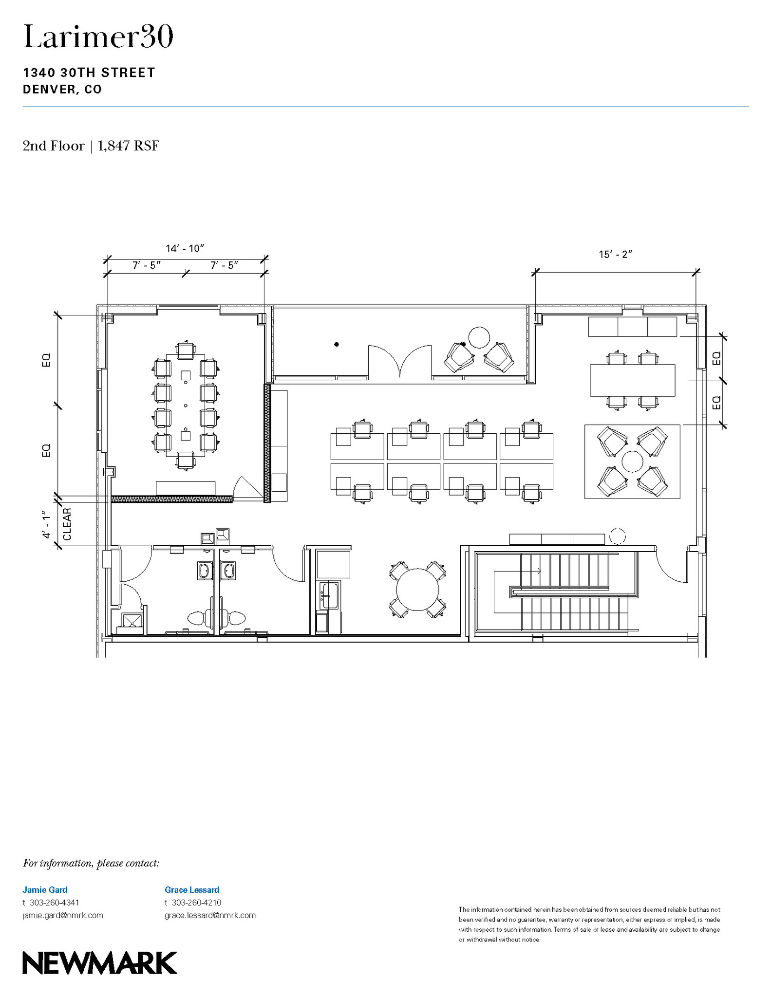 1330-1340 30th St, Denver, CO en alquiler Plano de la planta- Imagen 1 de 1