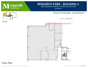 5521 Research Park Dr, Baltimore, MD en alquiler Plano de la planta- Imagen 1 de 1