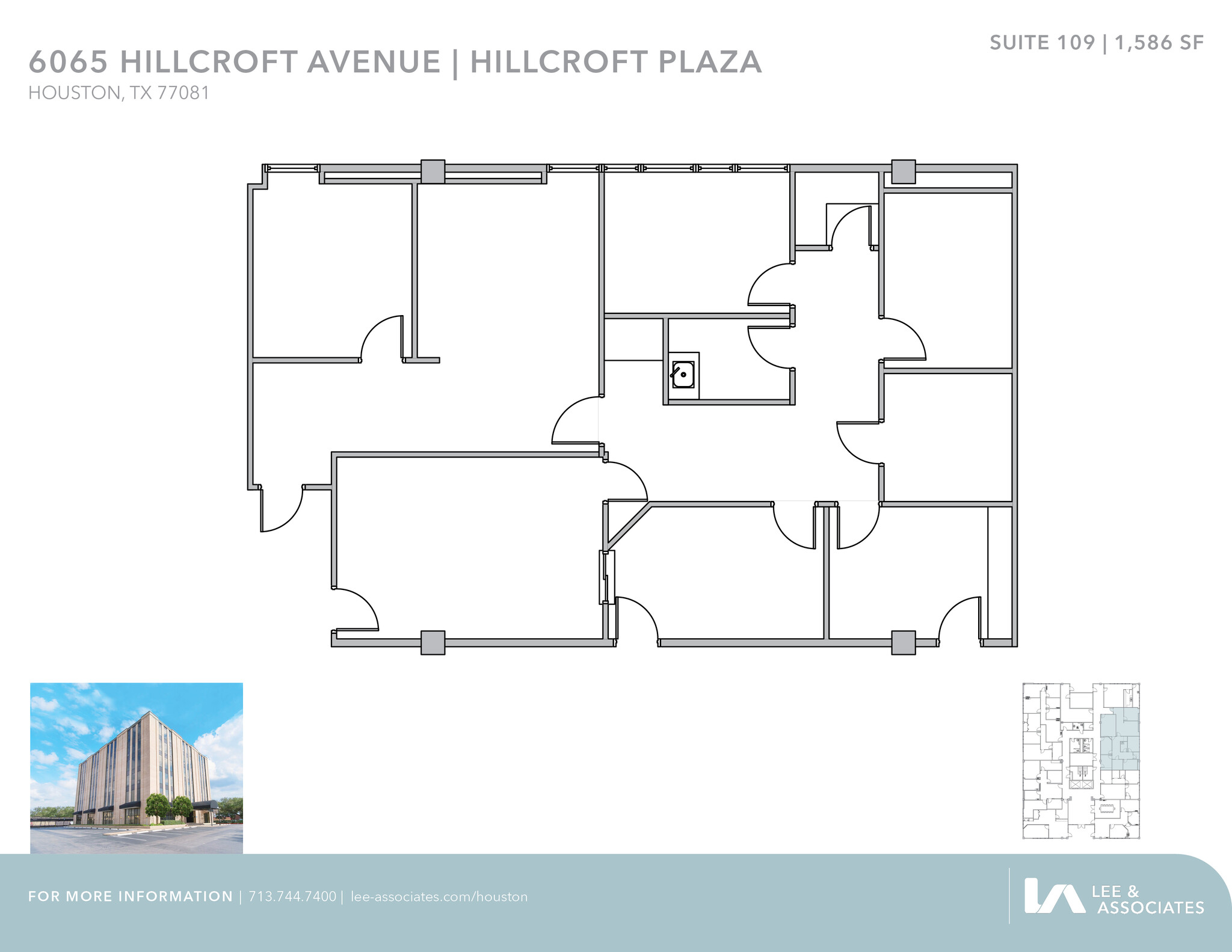 6065 Hillcroft Ave, Houston, TX en alquiler Plano de la planta- Imagen 1 de 1