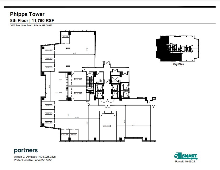 3438 Peachtree Rd NE, Atlanta, GA en alquiler Plano de la planta- Imagen 1 de 1