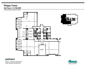 3438 Peachtree Rd NE, Atlanta, GA en alquiler Plano de la planta- Imagen 1 de 1