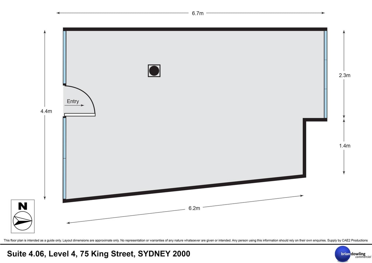 69-75 King St, Sydney, NSW 2000 - Unidad 4.06 -  - Plano de la planta - Image 1 of 4