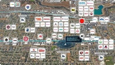 14820 E Sprague Ave, Spokane, WA - AÉREA vista de mapa