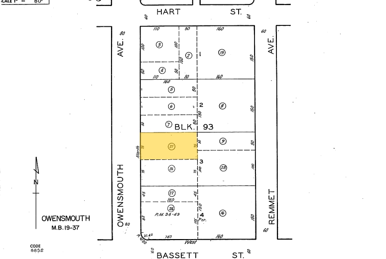 6928 Owensmouth Ave, Canoga Park, CA en venta - Plano de solar - Imagen 2 de 4